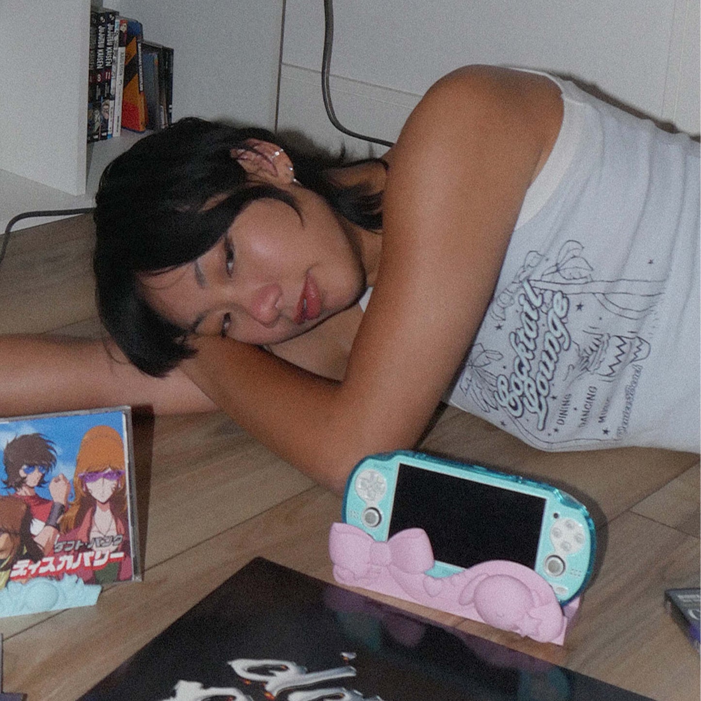 Pink Console Display Stand