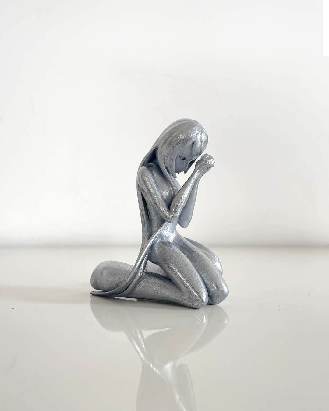 devotion figure in Silver