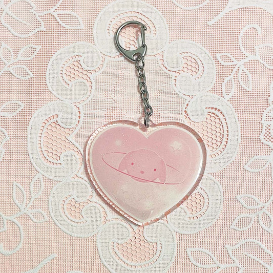 Heart Mochi Keychain