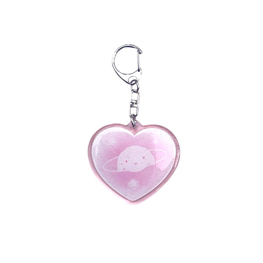 Mini Heart Mochi Keychain