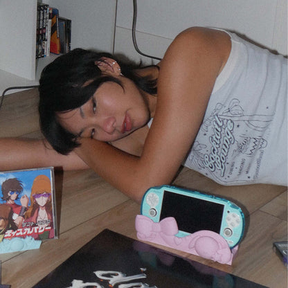 Pink Console Display Stand